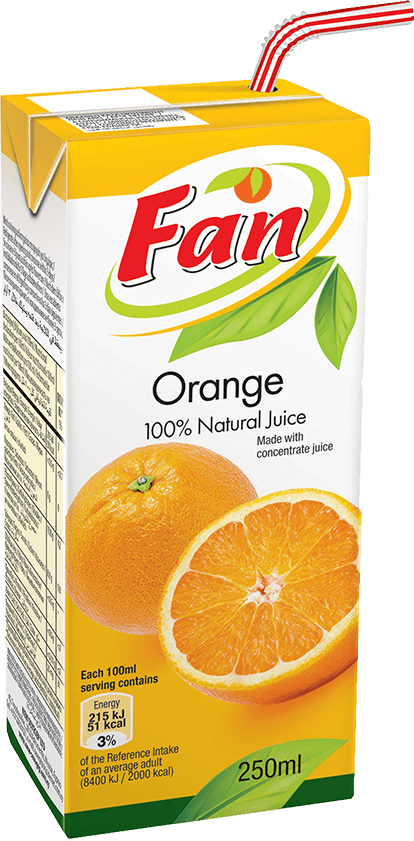 FAN Orange Juice 100% 250ml